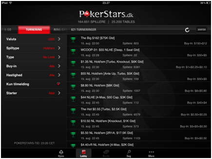 Spil poker på iPad og smartphones