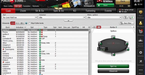 Spil hos PokerStars – KLIK HER!
